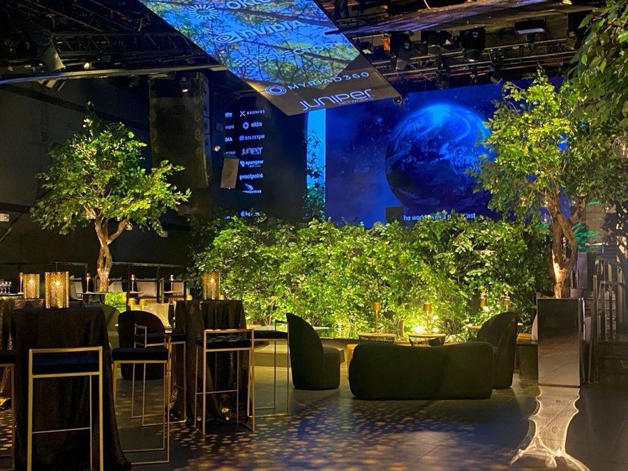 Nebula event space — LED wall